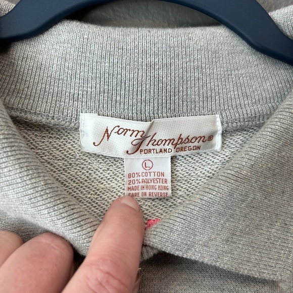 Vintage Floral High Neck Swearshirt - Picture 2 of 12